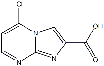 5-CHLOROIMIDAZO[1,2-A]PYRIMIDINE-2-CARBOXYLIC ACID 结构式