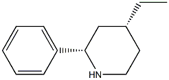 CIS-4-ETHYL-2-PHENYLPIPERIDINE 结构式