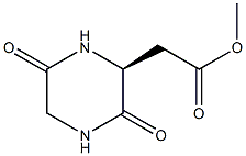 METHYL ((S)-3,6-DIOXOPIPERAZIN-2-YL)ACETATE 结构式