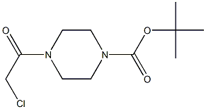 1-Boc-4-chloroacetyl-piperazin 结构式