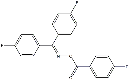 N-[bis(4-fluorophenyl)methylene]-N-[(4-fluorobenzoyl)oxy]amine 结构式