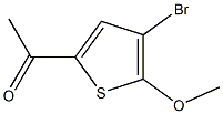 1-(4-bromo-5-methoxy-2-thienyl)-1-ethanone 结构式