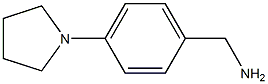 1-(4-pyrrolidin-1-ylphenyl)methanamine 结构式