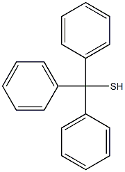 Triphenylmethylthiol 结构式