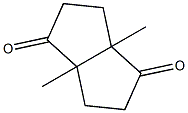 3a,6a-dimethylperhydropentalene-1,4-dione 结构式