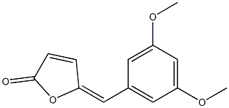 5-[(3,5-dimethoxyphenyl)methylene]-2(5H)-furanone 结构式