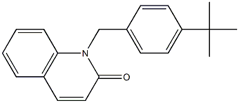1-[4-(tert-butyl)benzyl]-2(1H)-quinolinone 结构式