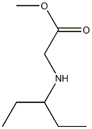 methyl [(1-ethylpropyl)amino]acetate 结构式