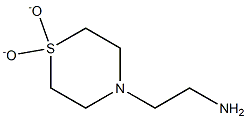 2-(1,1-dioxidothiomorpholin-4-yl)ethanamine 结构式