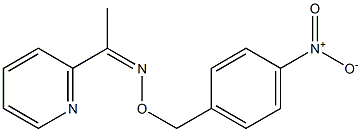 1-(2-pyridinyl)-1-ethanone O-(4-nitrobenzyl)oxime 结构式