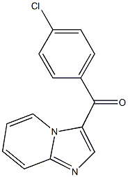 (4-chlorophenyl)(imidazo[1,2-a]pyridin-3-yl)methanone 结构式