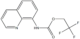 2,2,2-trifluoroethyl quinolin-8-ylcarbamate 结构式