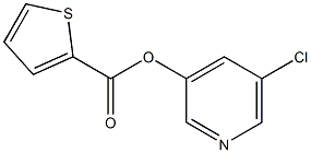 5-chloro-3-pyridyl thiophene-2-carboxylate 结构式