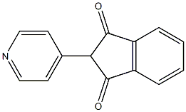 2-(4-pyridinyl)-1H-indene-1,3(2H)-dione 结构式