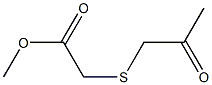 methyl 2-[(2-oxopropyl)sulfanyl]acetate 结构式