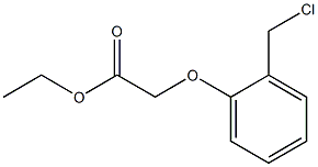 Ethyl 2-[2-(chloromethyl)phenoxy]acetate 结构式