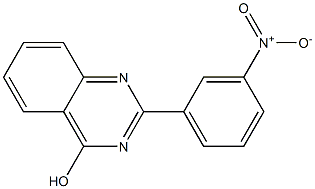 2-(3-nitrophenyl)quinazolin-4-ol 结构式