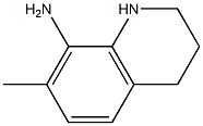 7-methyl-1,2,3,4-tetrahydro-8-quinolinamine 结构式