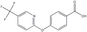 4-{[5-(trifluoromethyl)-2-pyridinyl]oxy}benzenecarboxylic acid 结构式