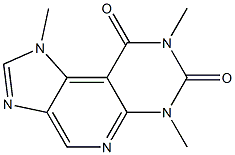 1,6,8-trimethyl-1H-imidazo[4',5':4,5]pyrido[2,3-d]pyrimidine-7,9(6H,8H)-dione 结构式