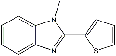 1-methyl-2-(2-thienyl)-1H-benzo[d]imidazole 结构式