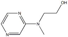 2-[methyl(2-pyrazinyl)amino]-1-ethanol 结构式