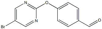 4-[(5-bromo-2-pyrimidinyl)oxy]benzenecarbaldehyde 结构式