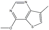 4-methoxy-7-methylthieno[3,2-d]pyrimidine 结构式