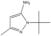 1-(tert-butyl)-3-methyl-1H-pyrazol-5-amine 结构式