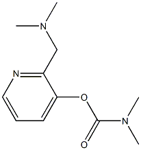 2-[(dimethylamino)methyl]-3-pyridyl N,N-dimethylcarbamate 结构式