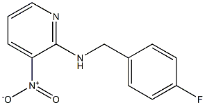 N-(4-fluorobenzyl)-3-nitro-2-pyridinamine 结构式