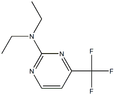 N2,N2-diethyl-4-(trifluoromethyl)pyrimidin-2-amine 结构式