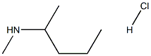 N-methyl-N-(1-methylbutyl)amine hydrochloride 结构式