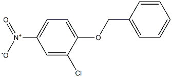 1-(benzyloxy)-2-chloro-4-nitrobenzene 结构式