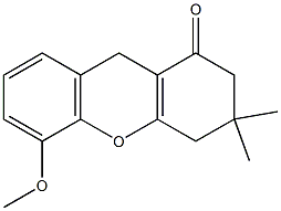 5-methoxy-3,3-dimethyl-2,3,4,9-tetrahydro-1H-xanthen-1-one 结构式