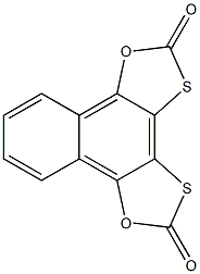 [1,3]oxathiolo[4',5':3,4]naphtho[2,1-d][1,3]oxathiole-2,5-dione 结构式