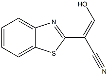 2-(1,3-benzothiazol-2-yl)-3-hydroxyacrylonitrile 结构式