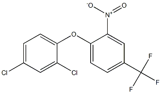 1-(2,4-dichlorophenoxy)-2-nitro-4-(trifluoromethyl)benzene 结构式