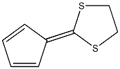 2-cyclopenta-2,4-dienyliden-1,3-dithiolane 结构式