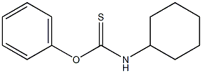 phenyl (cyclohexylamino)methanethioate 结构式