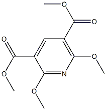 dimethyl 2,6-dimethoxypyridine-3,5-dicarboxylate 结构式