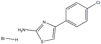 4-(4-chlorophenyl)-1,3-thiazol-2-amine hydrobromide 结构式