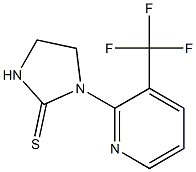 1-[3-(trifluoromethyl)-2-pyridyl]imidazolidine-2-thione 结构式