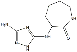 3-[(3-amino-1H-1,2,4-triazol-5-yl)amino]azepan-2-one 结构式