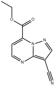 ethyl 3-cyanopyrazolo[1,5-a]pyrimidine-7-carboxylate 结构式