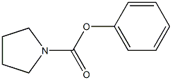 phenyl pyrrolidine-1-carboxylate 结构式