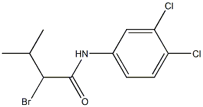 2-bromo-N-(3,4-dichlorophenyl)-3-methylbutanamide 结构式