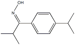 1-(4-isopropylphenyl)-2-methylpropan-1-one oxime 结构式