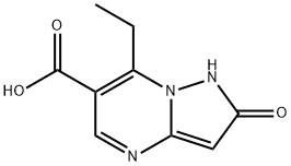 7-ethyl-2-hydroxypyrazolo[1,5-a]pyrimidine-6-carboxylic acid 结构式