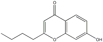 2-butyl-7-hydroxy-4H-chromen-4-one 结构式